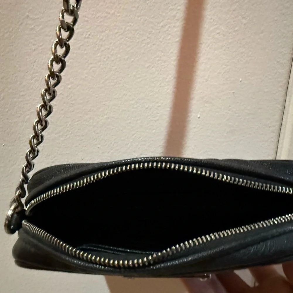 EUC Michael Kors Black Crossbody Bag with Metallic Accents - Picture 8 of 8